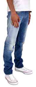 DIESEL BELTHER 0827F - Herren Jeans Hose Blau